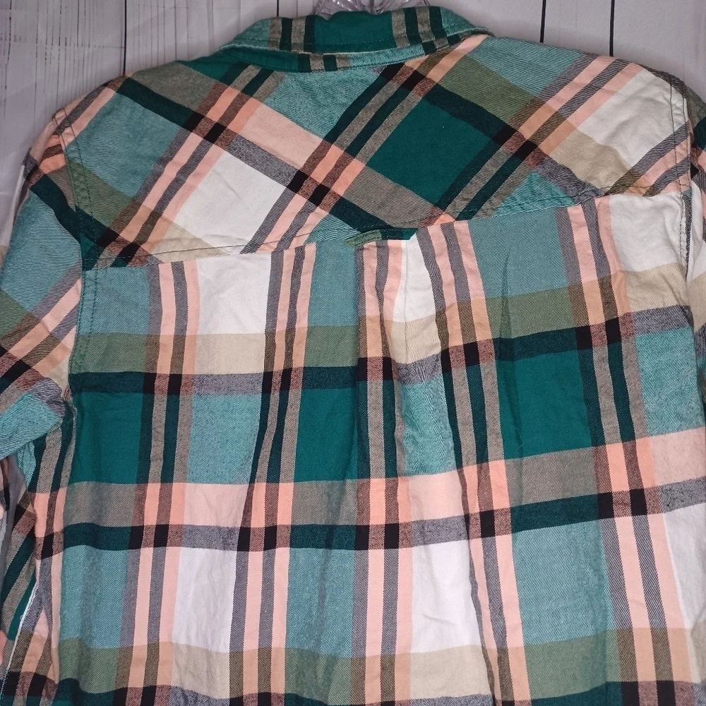 J.Crew Classic fit pacey plaid button-down preppy 100% cotton shirt